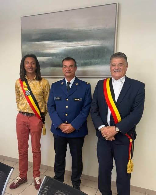 1CDP Olivier Moulin avec Jimmy Ababio et Roger Vanderstraeten